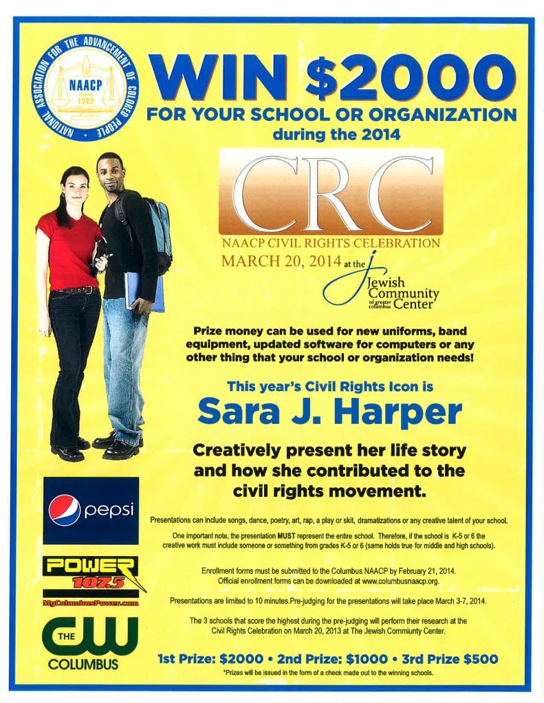 NAACP Civil Rights Celebration flier