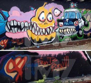 Chris Brown Graffiti