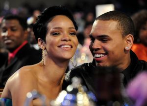 Rihanna and Chris Brown at Salute To Icons: Clive Davis event for 2009 Grammys