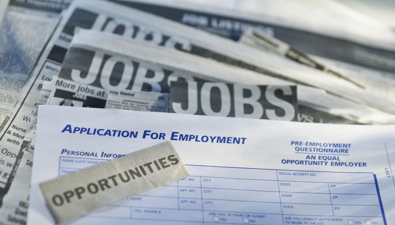 Job listings and application
