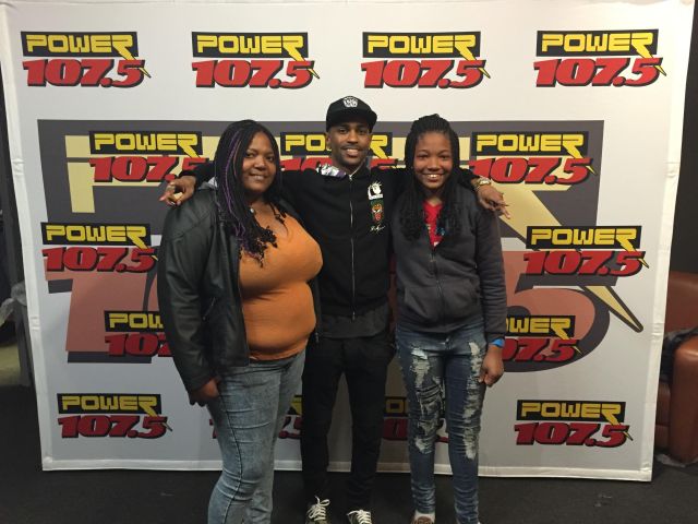 Power 107.5 Big Sean Meet and Greet April 19, 2015