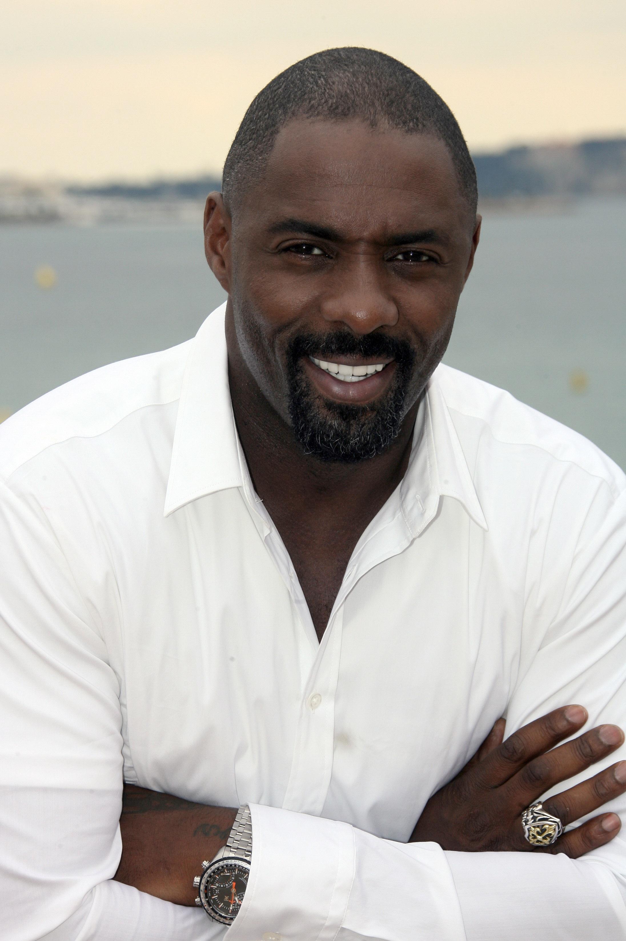 British Idris Elba, famous for his role