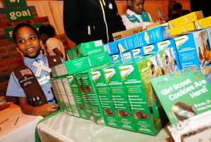 Girl Scouts Kicks Off National Girl Scout Cookie Weekend At Grand Central Terminal