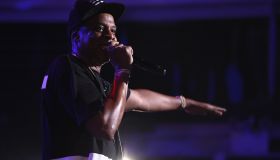 Jay-Z performs during TIDAL X Jay-Z B-Sides in NYC May 16