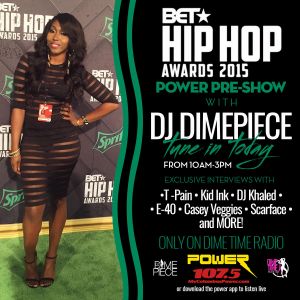 DJ Dimepiece BET Hip Hop Awards