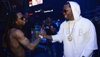 Lil Wayne and Diddy at the 2015 iHeartRadio Music Festival