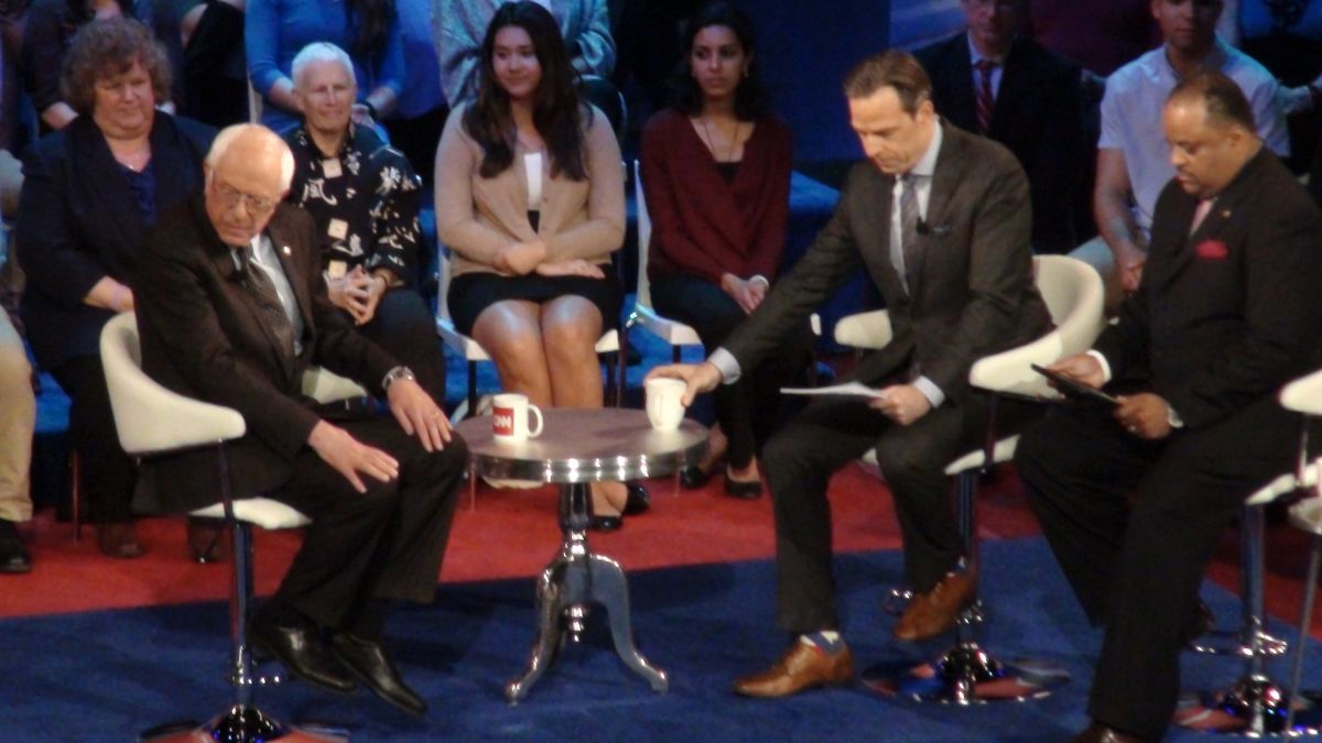 Democratic Town Hall Meeting Hillary Clinton Bernie Sanders