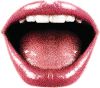 Woman's Laughing Mouth and Lips