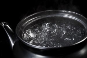 Boiling water