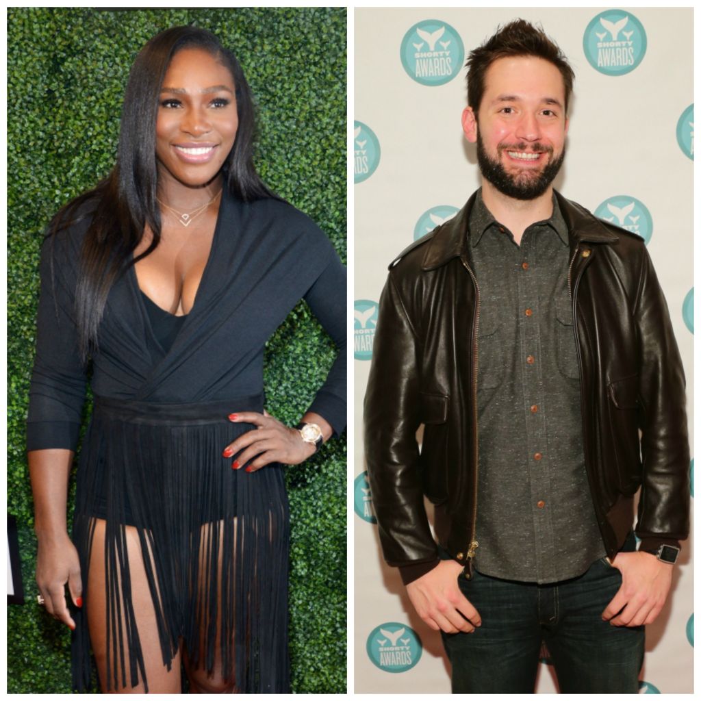 Serena Williams and Alexis Ohanian