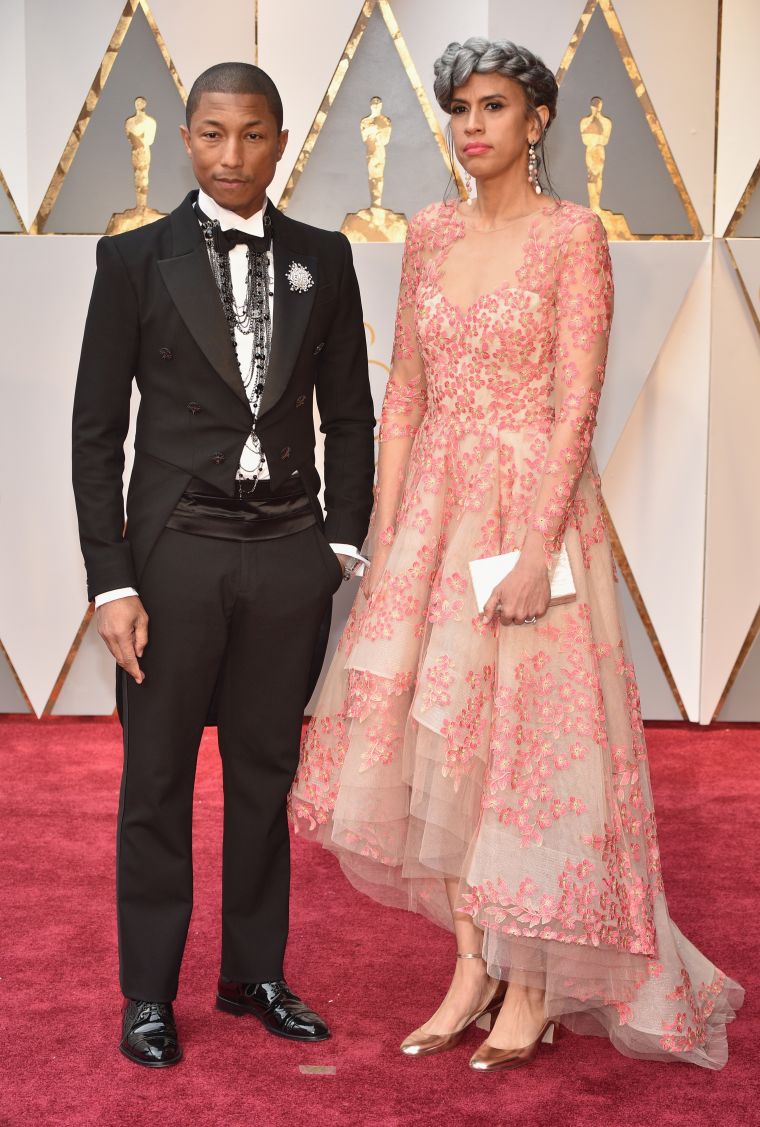Pharrell Williams & his wife