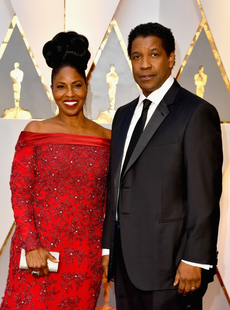 Denzel Washington and his wife