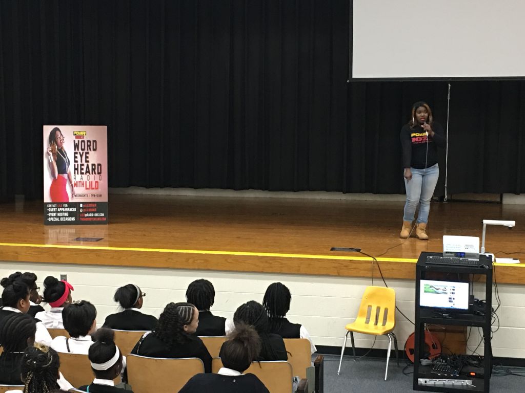 lilD visits Columbus City Preparatory School for Girls