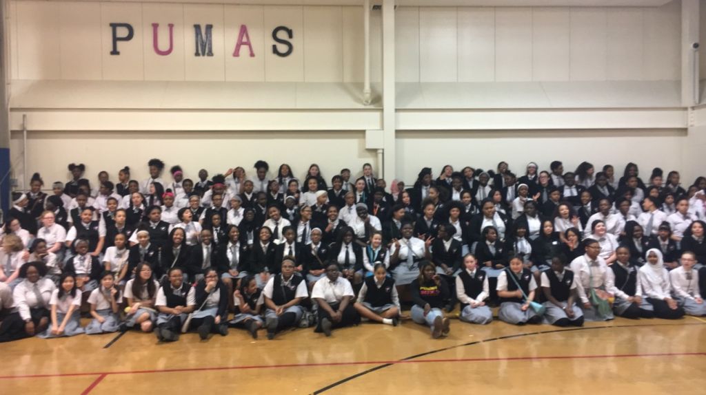 lilD visits columbus city preparatory school for girls