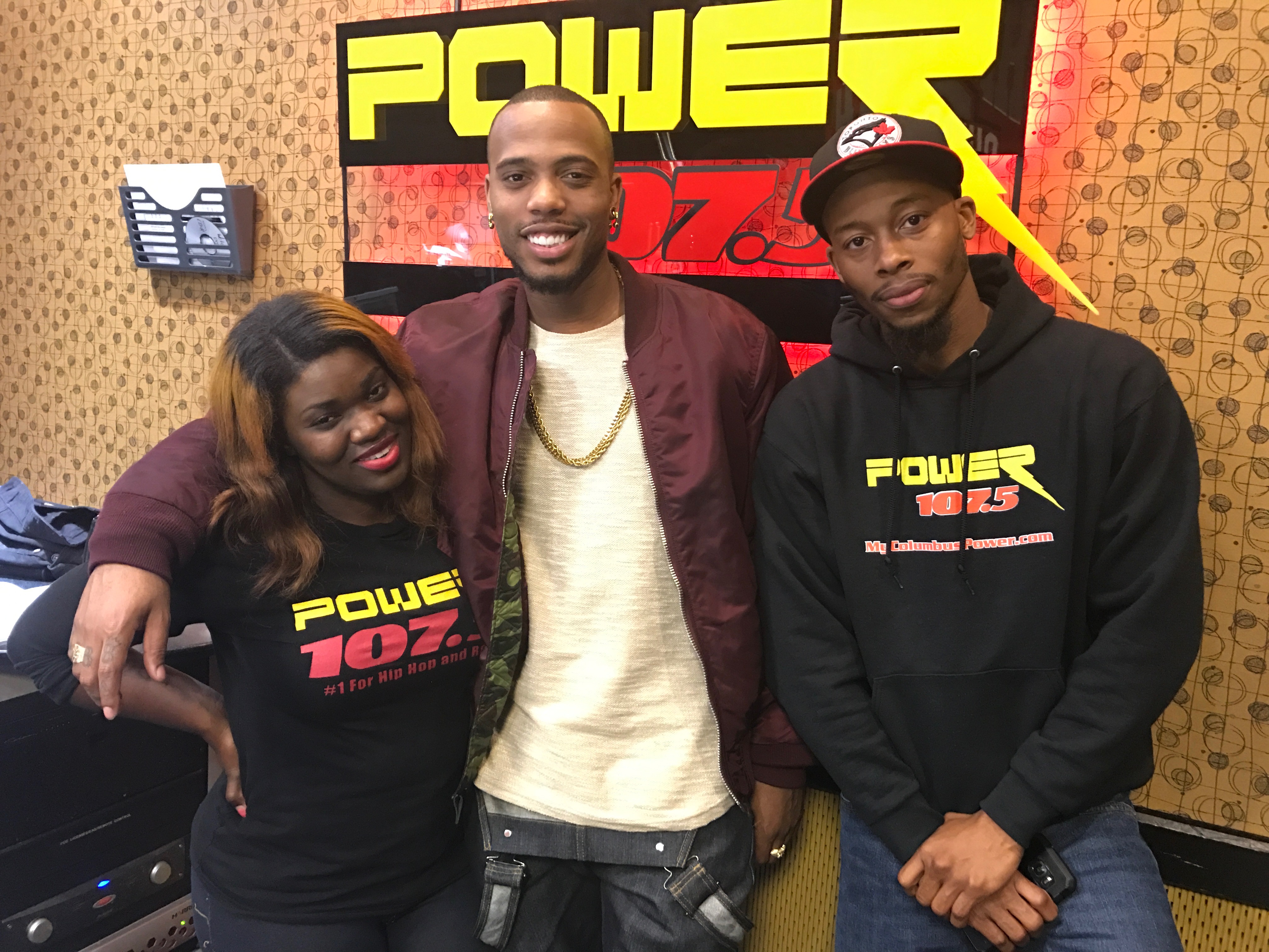 B.O.B. Visits Power 107.5