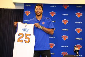 New York Knicks Derrick Rose Press Conference
