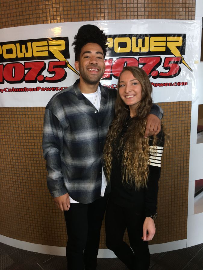 KYLE Visits Power 107.5