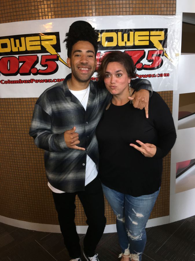 KYLE Visits Power 107.5