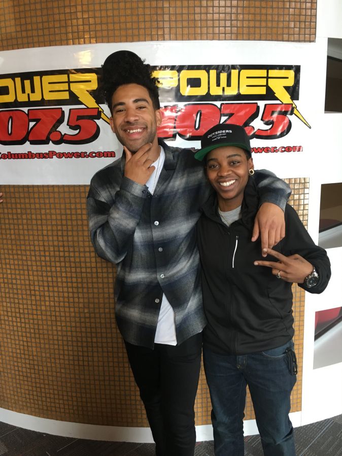 KYLE Visits Power 107.5
