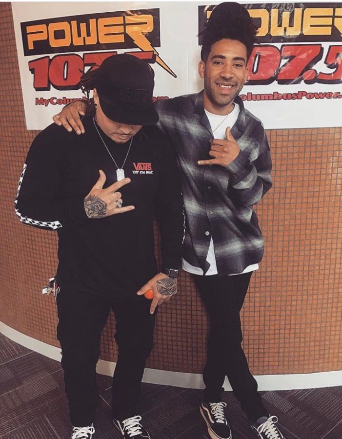 KYLE Visits Power 107.5