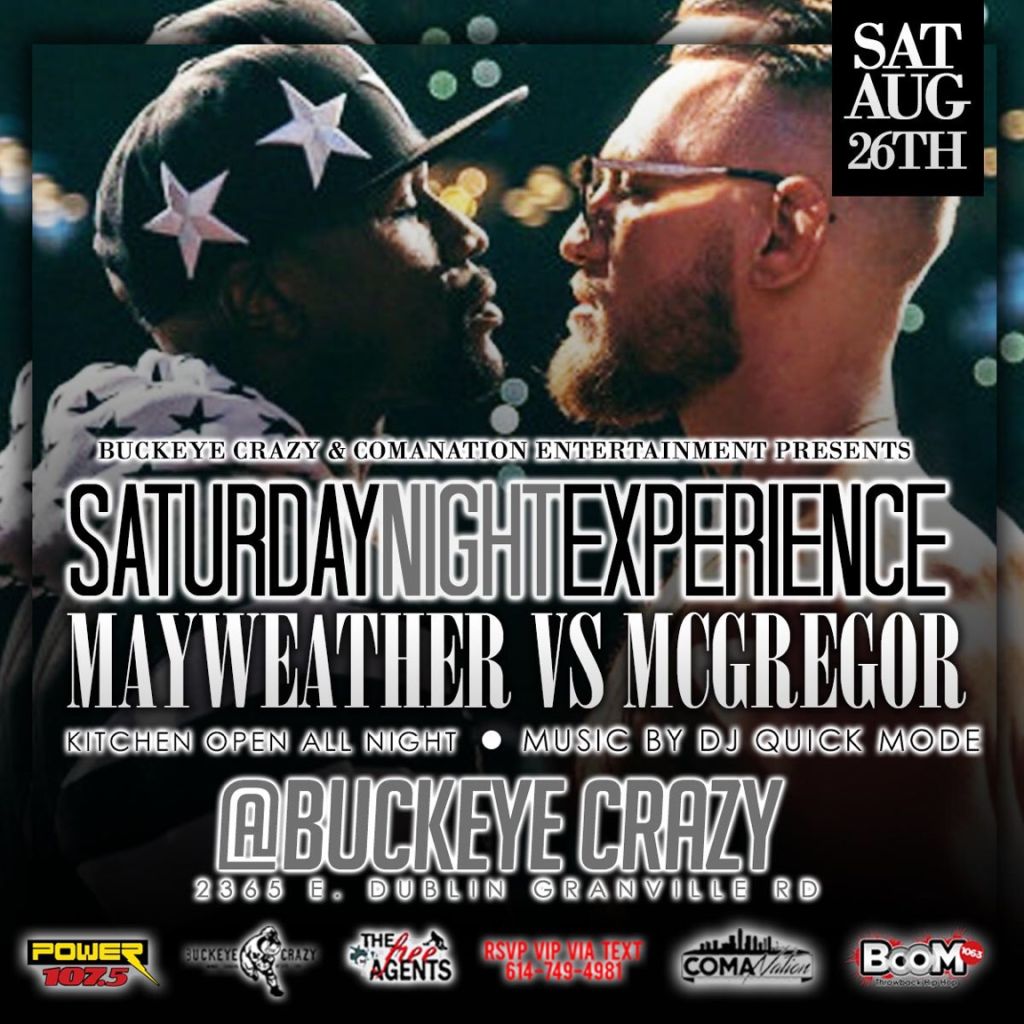 Mayweather vs Mcgregor Fight Party