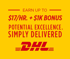DHL Hiring Explosion - Tuesday, November 7th - Power 107.5