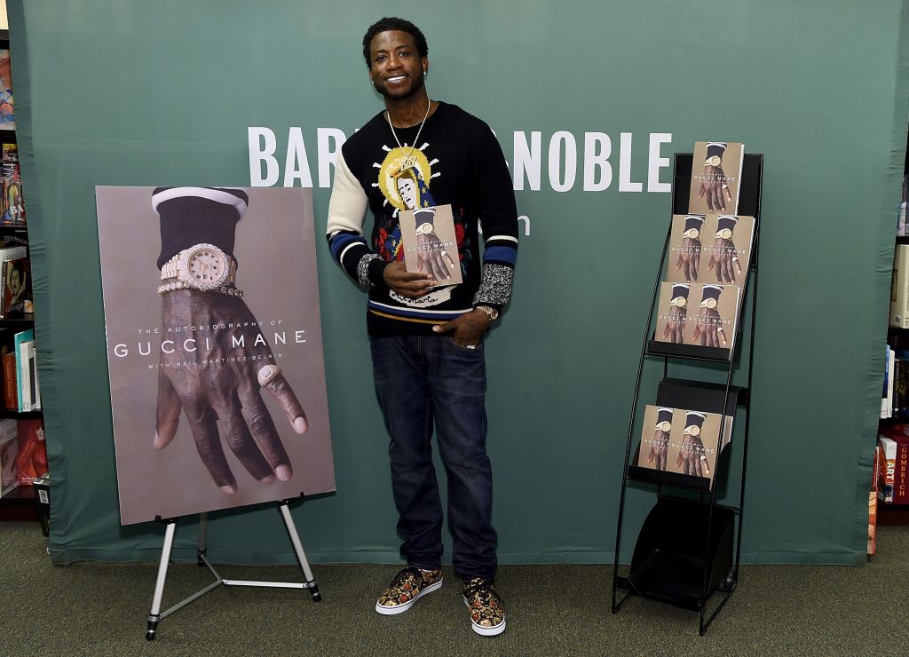 Gucci Mane Signs Copies Of His New Book 'The Autobiography Of Gucci Mane'