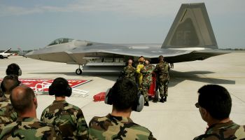 Langley AFB Gets Its First F-22 Fighter