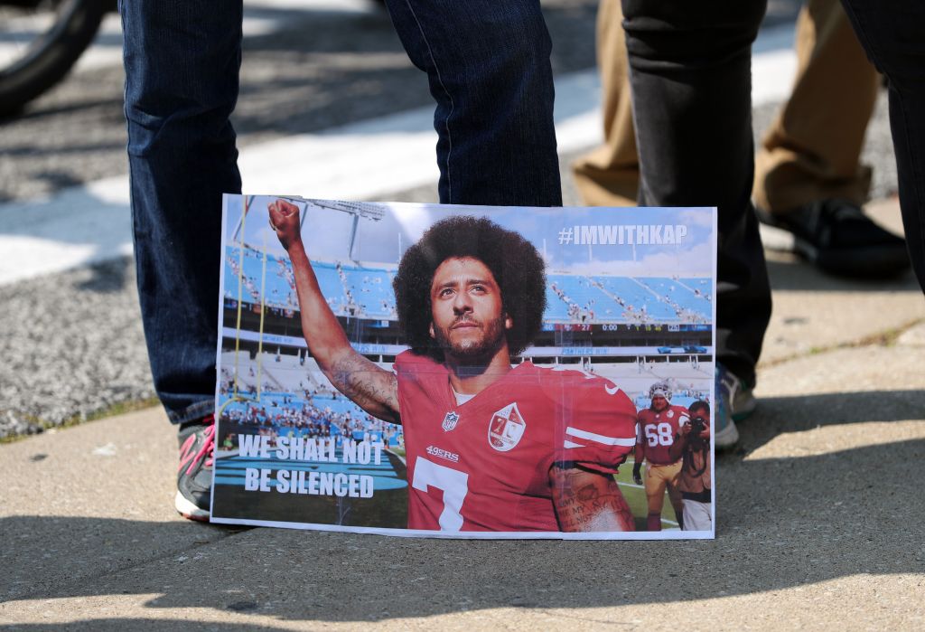 Protest in Support of Colin Kaepernick in Chicago