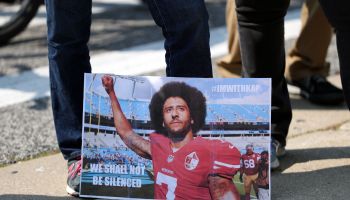 Protest in Support of Colin Kaepernick in Chicago