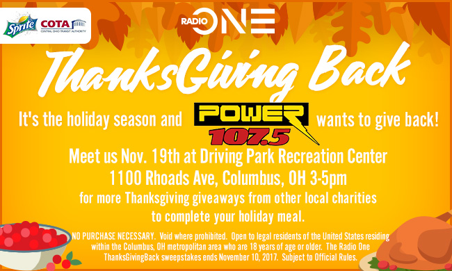 radio one thanksgiving
