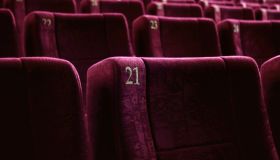 Full Frame Shot Of Empty Chairs In Music Theater