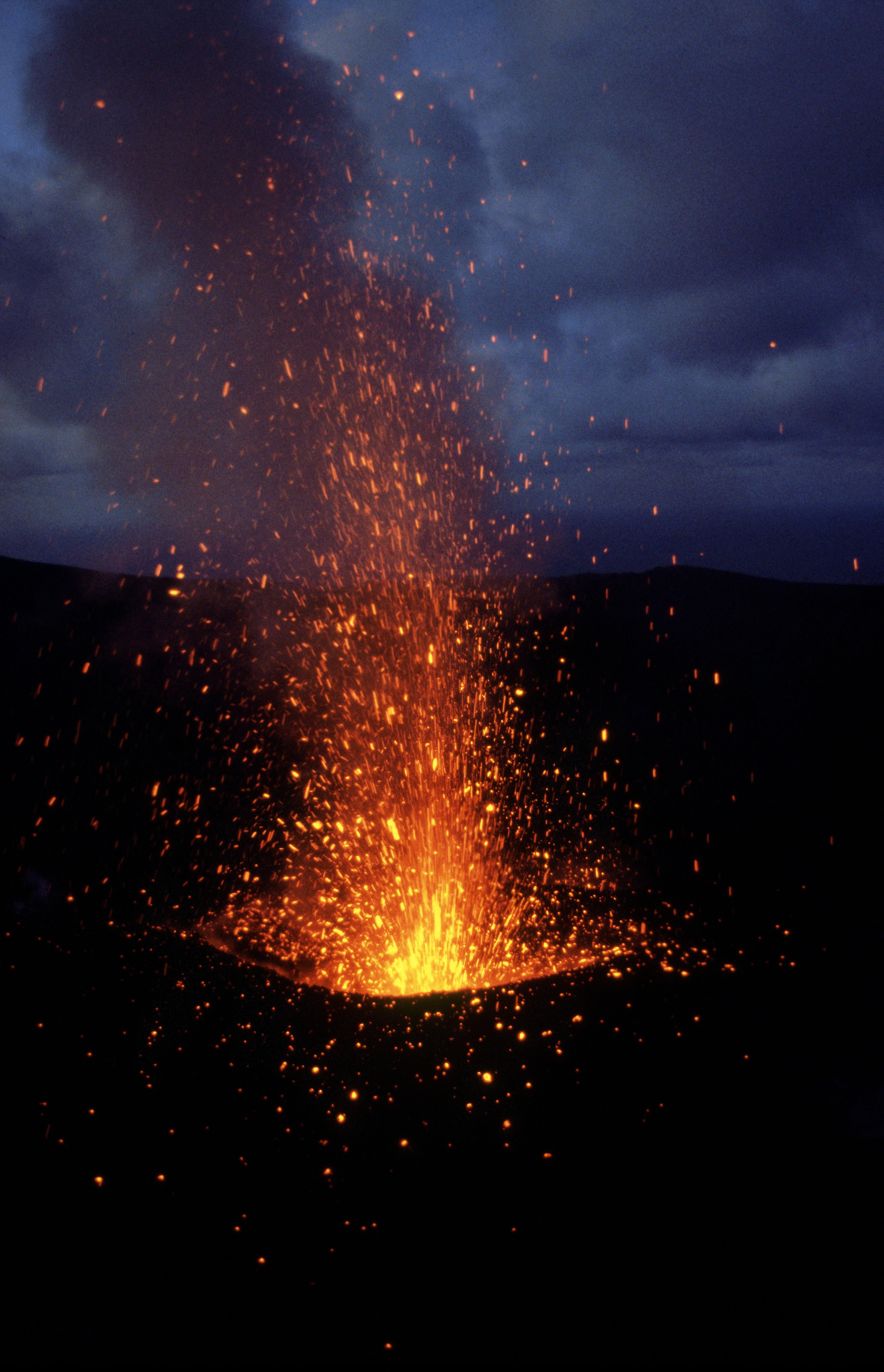 yasur volcano, tanna island, vanuatu.