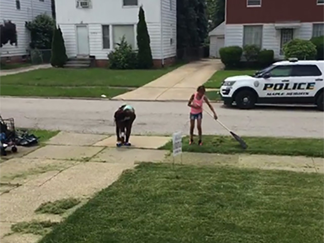Cleveland white woman calls cops on Black kids for mowing lawn