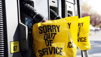 Gas pumps out of service
