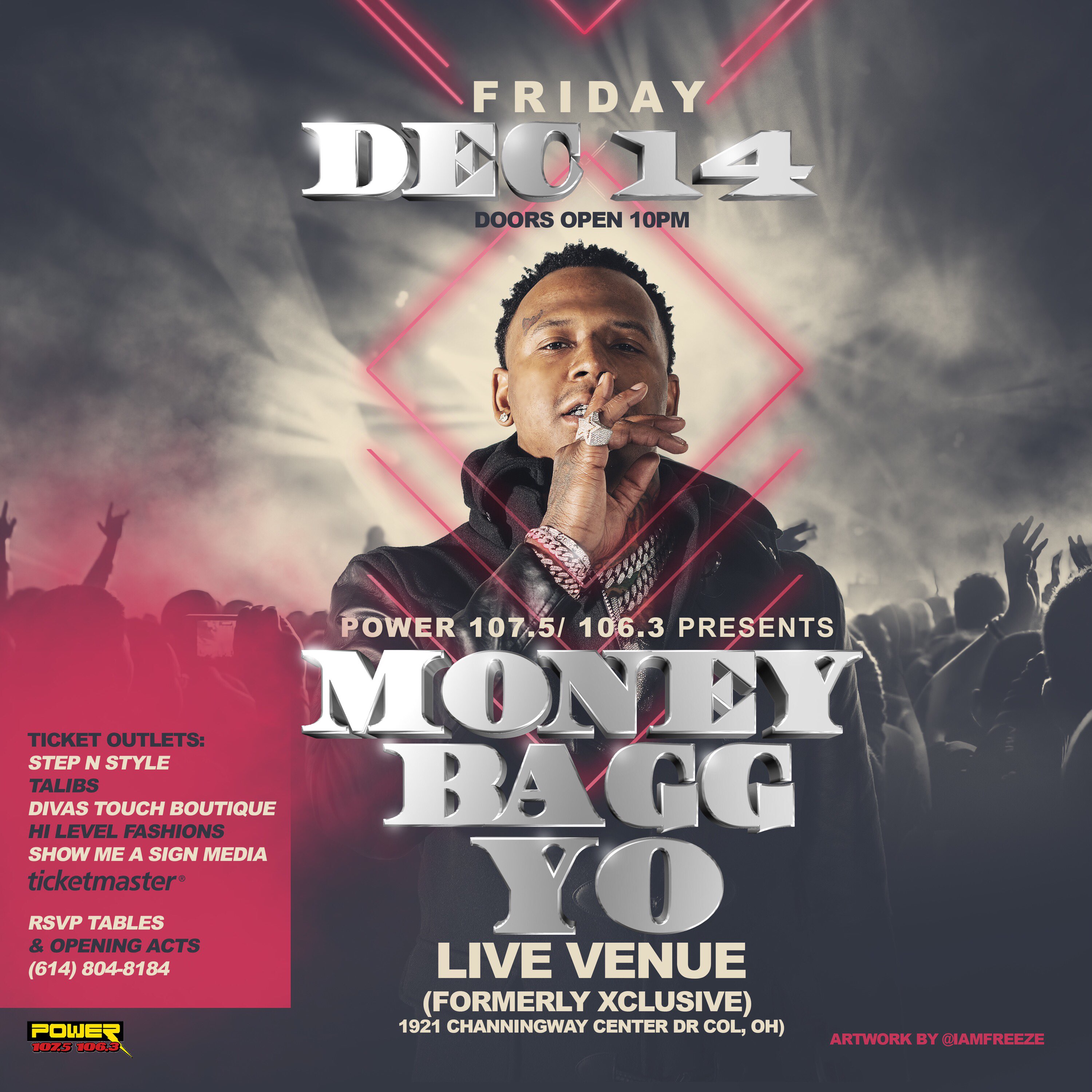 Money Bagg Yo Live – Friday, December 14th | Power 107.5