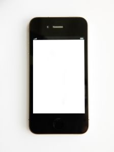 Mobile Phone on White Background