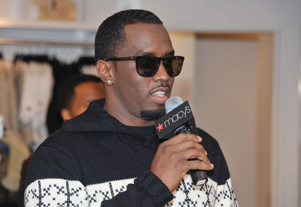 Sean Combs & Terry Lundgren Celebrate The Sean John Concept Store Opening At Macy's