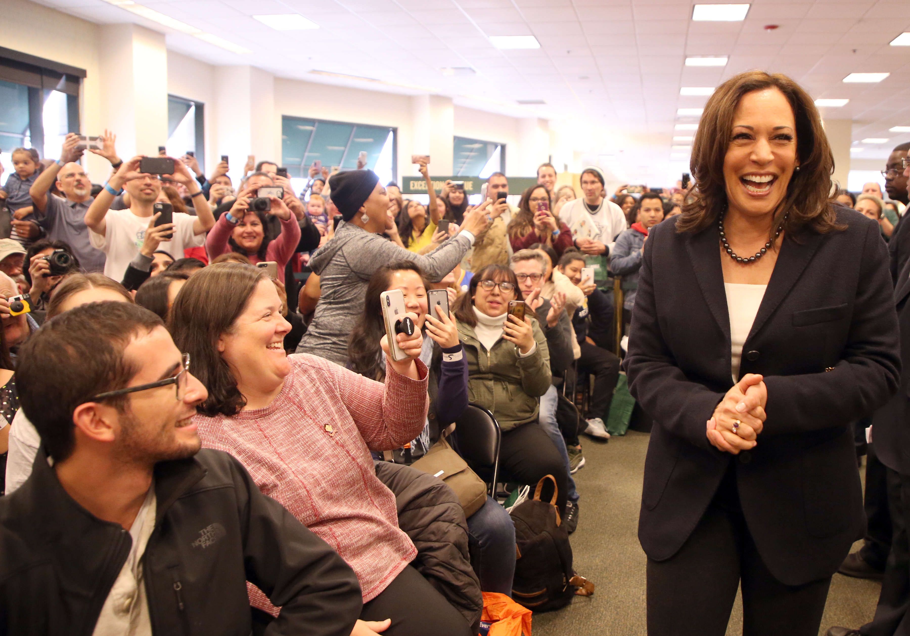 Kamala Harris Signs Copies Of Her New Book "Superheros Are Everywhere"