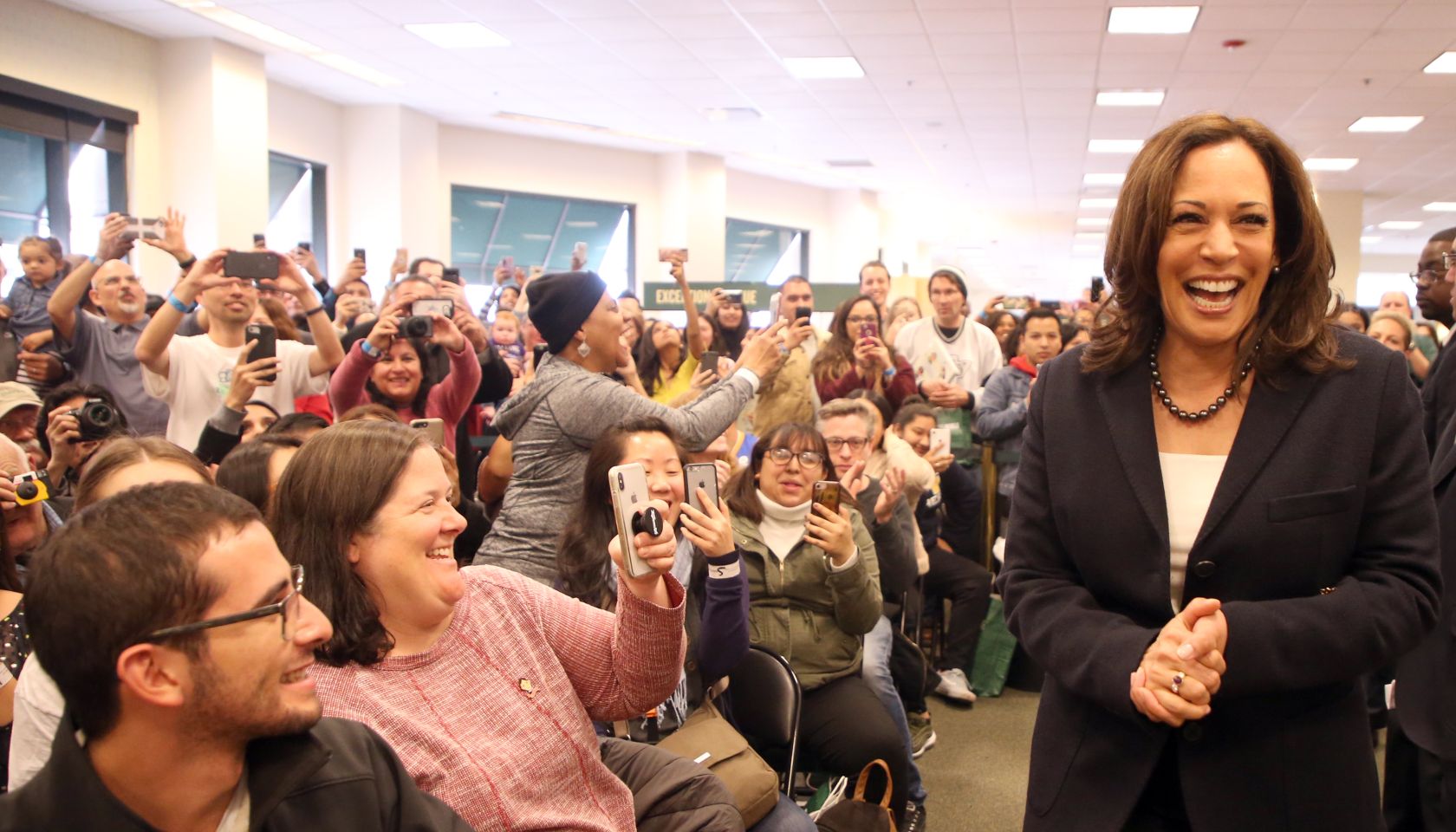 Kamala Harris Signs Copies Of Her New Book "Superheros Are Everywhere"