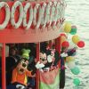 Mickey Mouse , Minnie Mouse and Goofy , Walt Disney cartoon characters , take the Star Ferry to Tsim Sha Tsui.