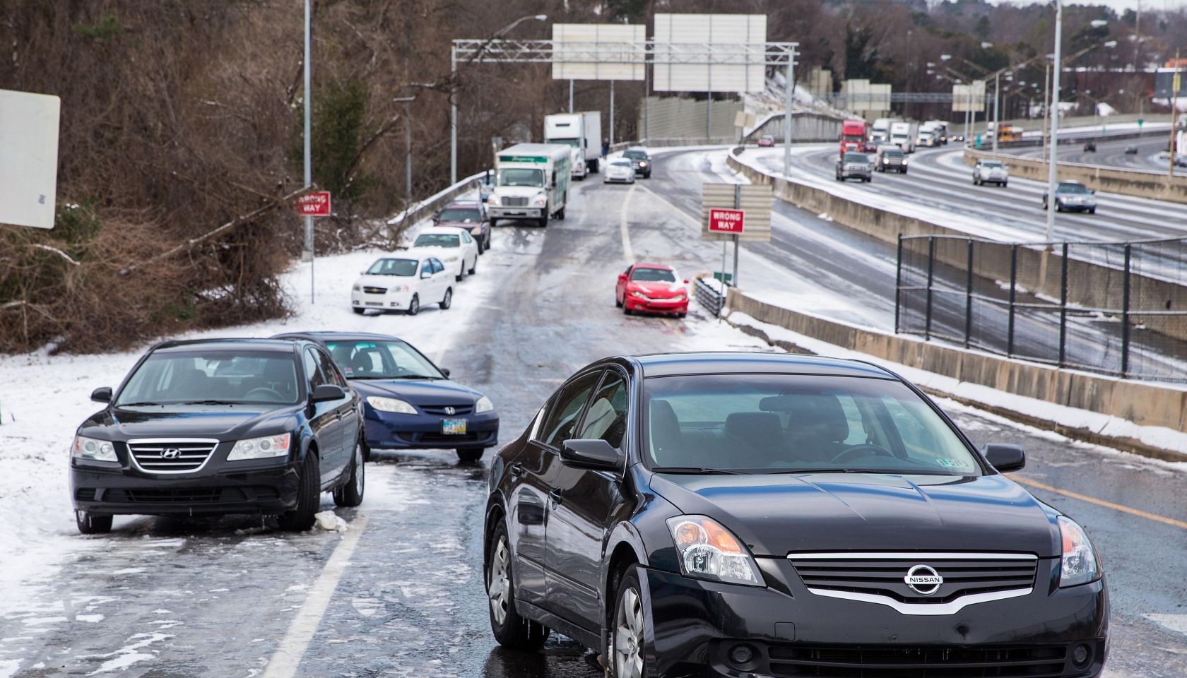 Rare Winter Storm In South Brings Ice And Snow To Region Unaccustomed To The Elements