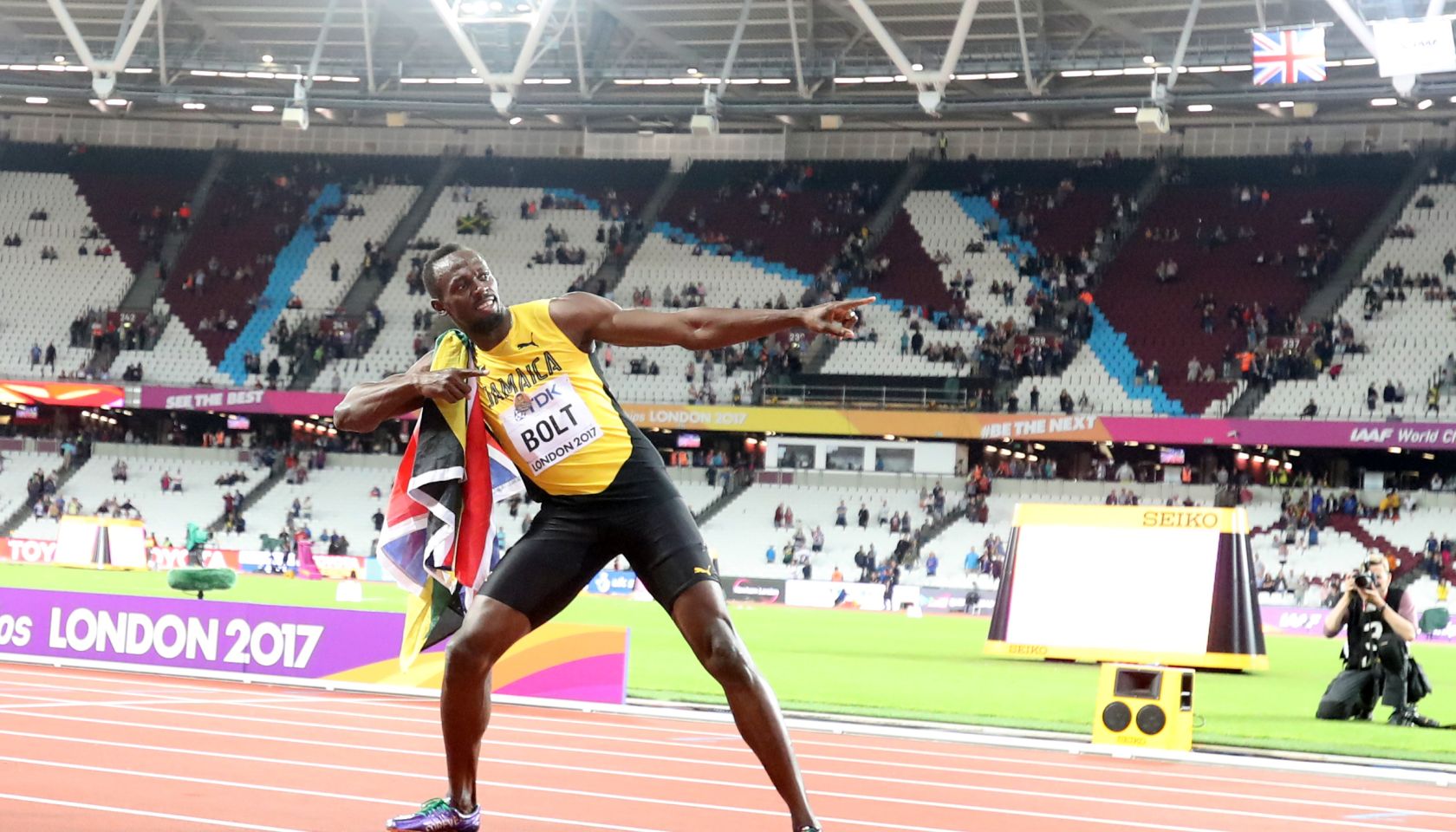 Usain Bolt loses championship in his final competition