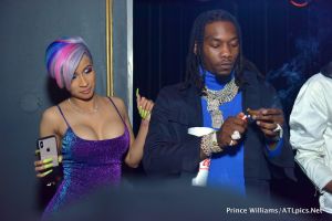 Cardi B and Offset Coupled Up at Oak Atlanta