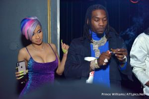 Cardi B and Offset Coupled Up at Oak Atlanta