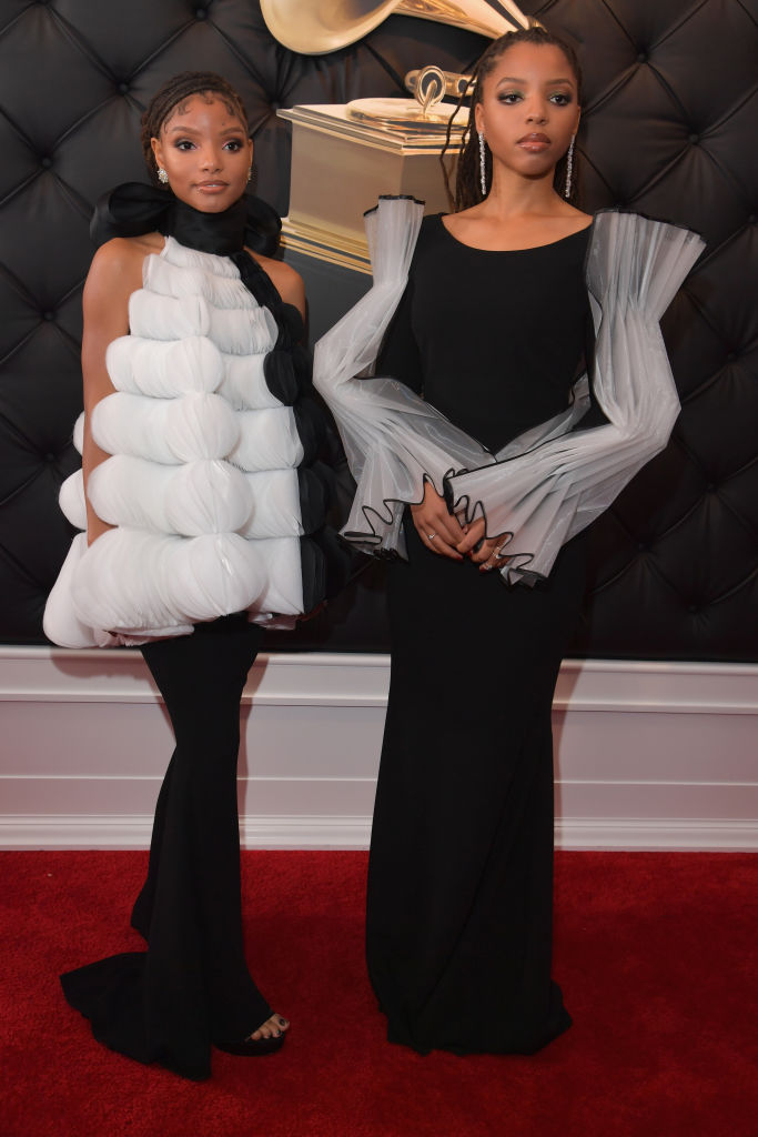 Halle X Chloe at 61st Annual GRAMMY Awards