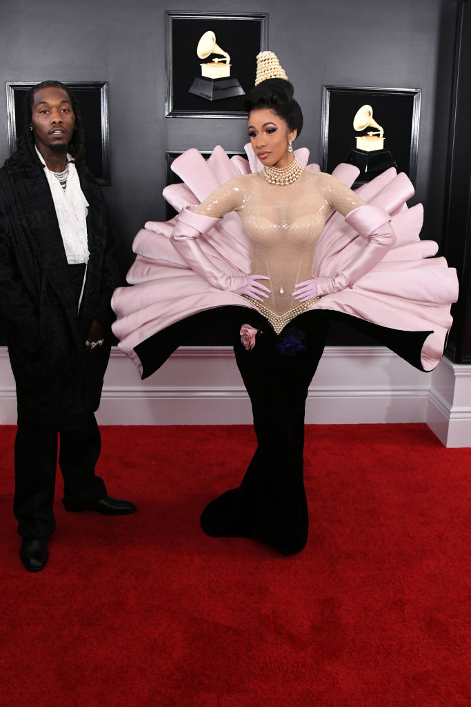 Cardi B and Offset at 61st Annual GRAMMY Awards