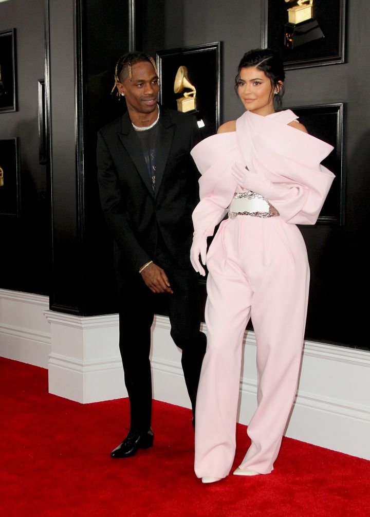 Travis Scott and Kylie Jenner Grammy Awards 2019 Arrivals