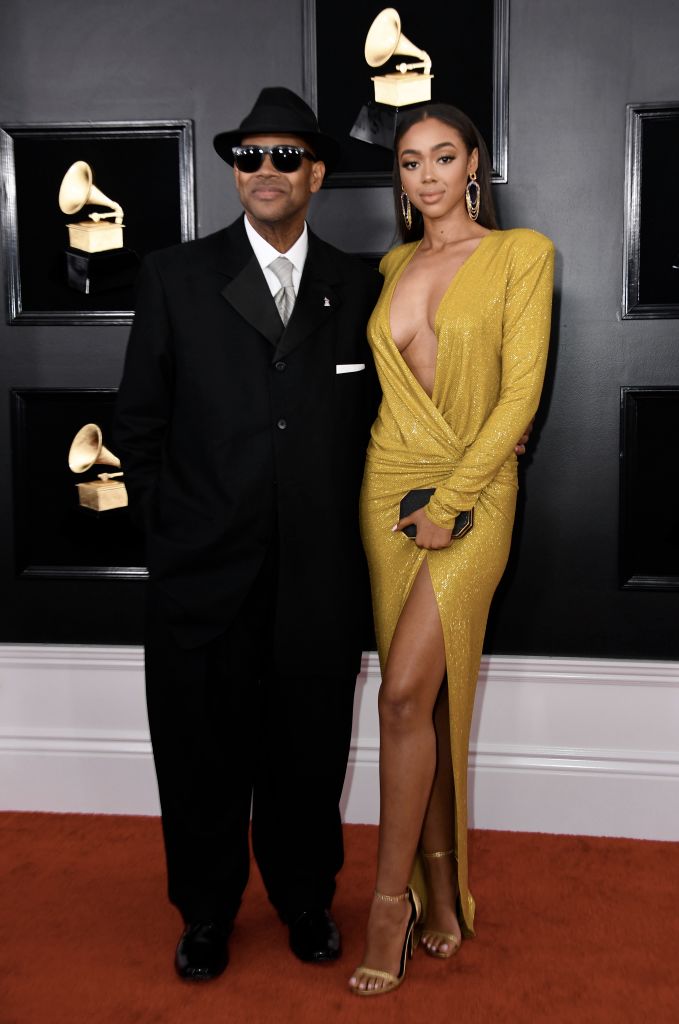 Jimmy Jam and Bella Harris at 61st Annual GRAMMY Awards