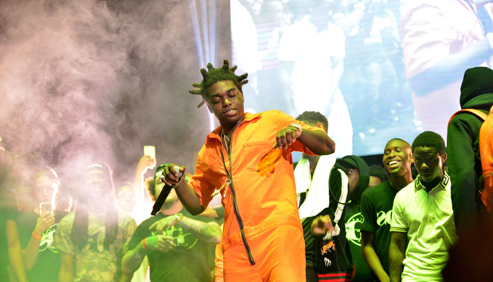 Kodak Black during Homecoming Concert